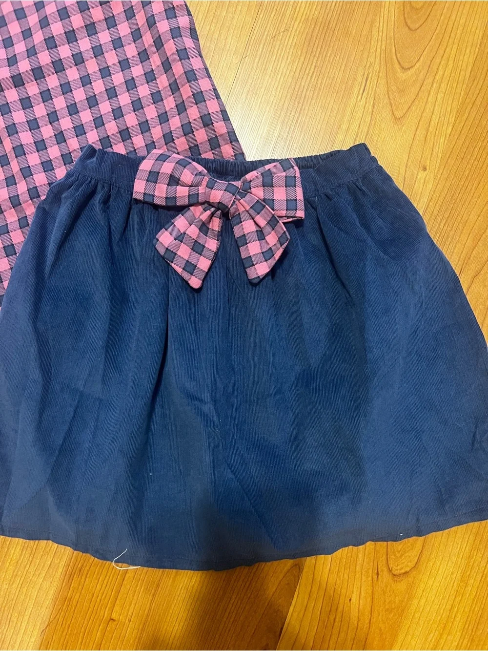NWT Cecil and Lou | Gingham Top and Corduroy Skirt